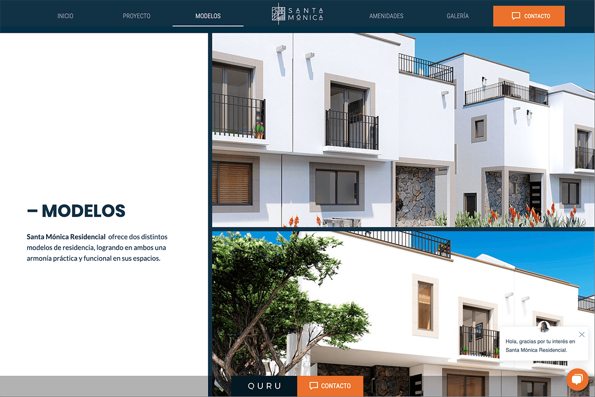 Diseño web Santa Mónica Residencial